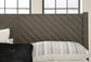 Arkenton  Panel Bed With Mirrored Dresser