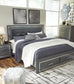 Lodanna  Panel Bed With 2 Storage Drawers, Dresser, Mirror And Nightstand