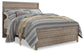Culverbach  Panel Bed With Mirrored Dresser, Chest And Nightstand