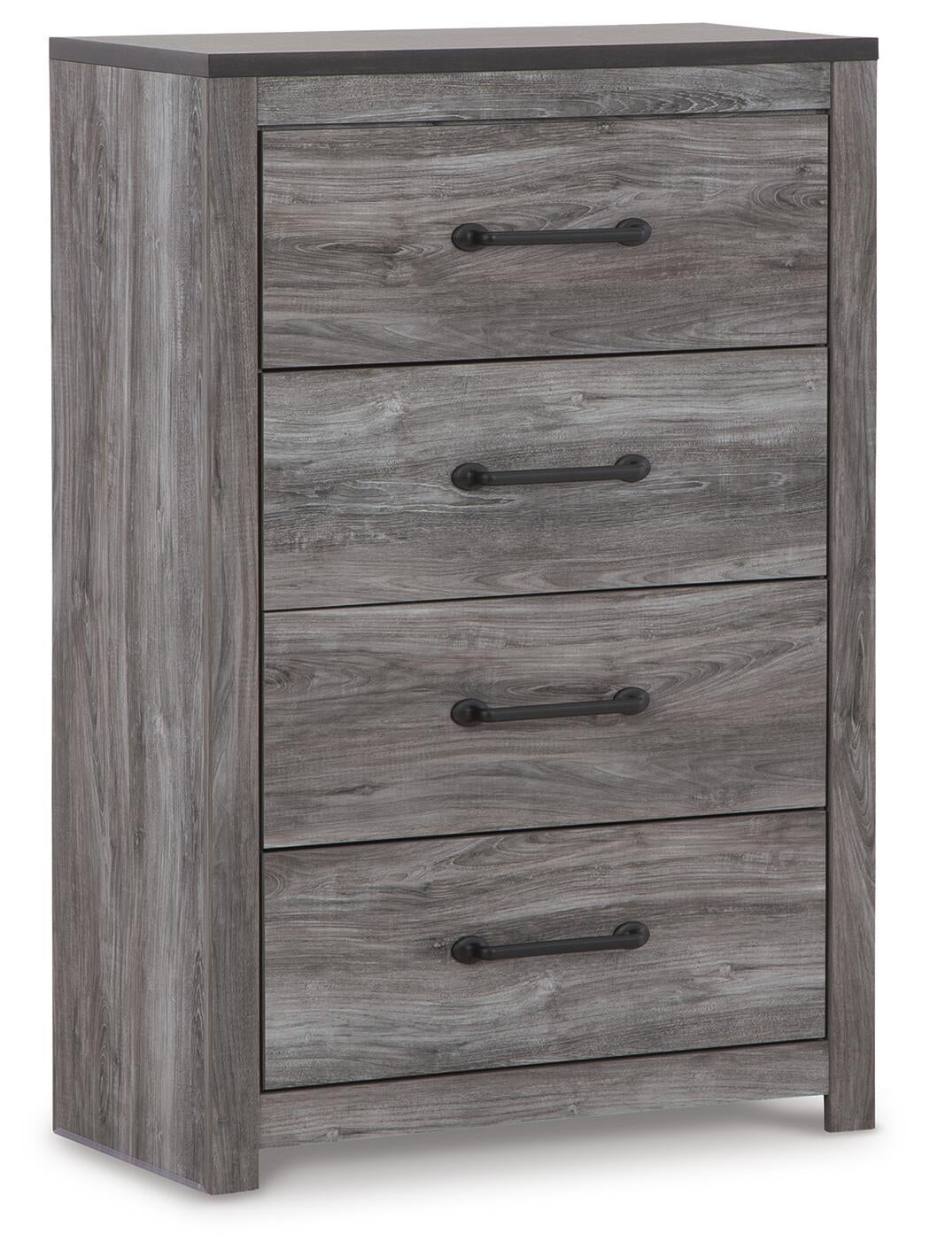 Bronyan  Panel Bed With Mirrored Dresser, Chest And Nightstand