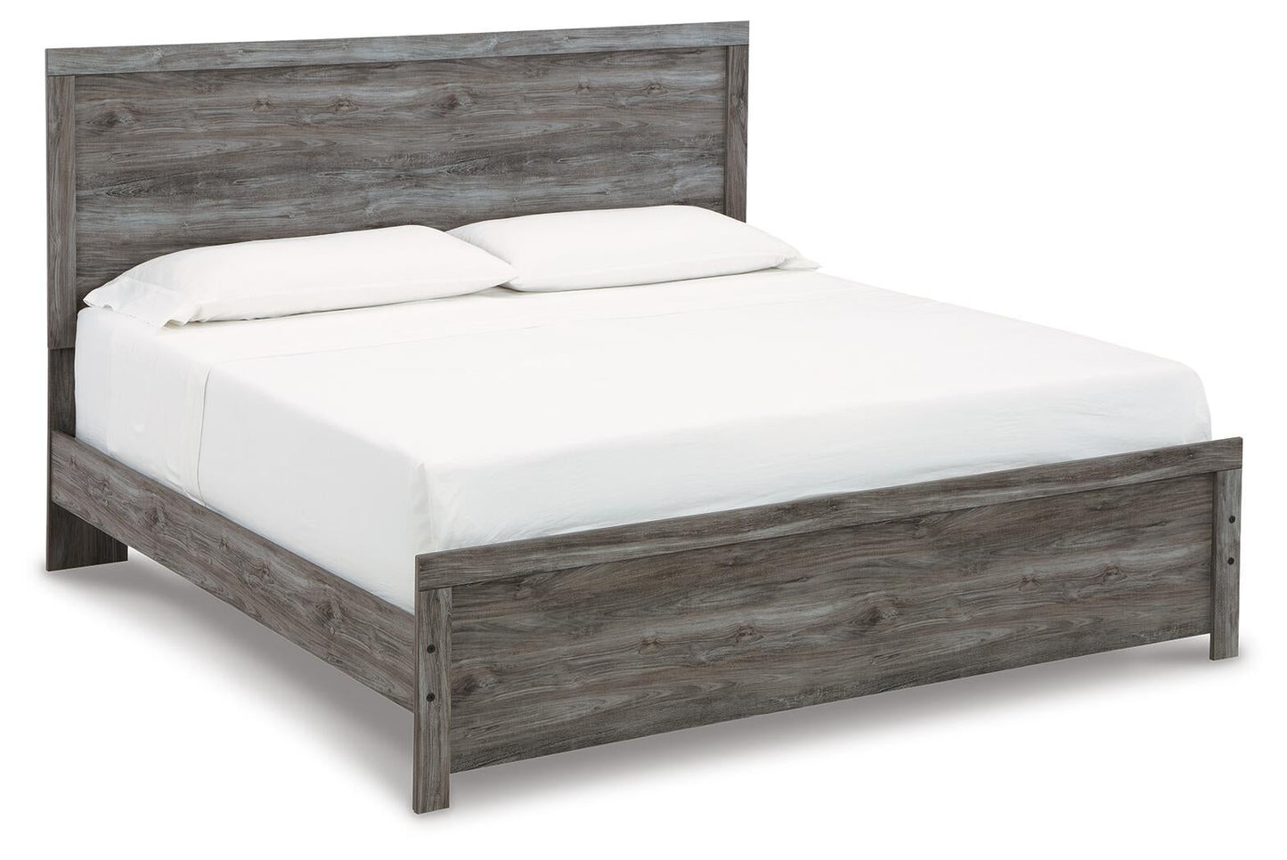 Bronyan  Panel Bed With Mirrored Dresser, Chest And Nightstand