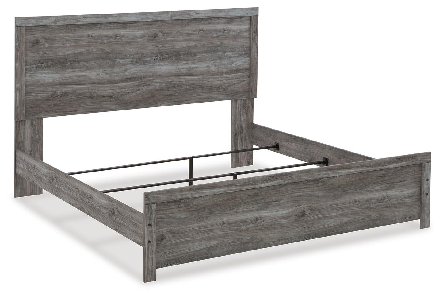 Bronyan  Panel Bed With Mirrored Dresser, Chest And Nightstand