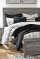Bronyan  Panel Bed With Mirrored Dresser, Chest And Nightstand