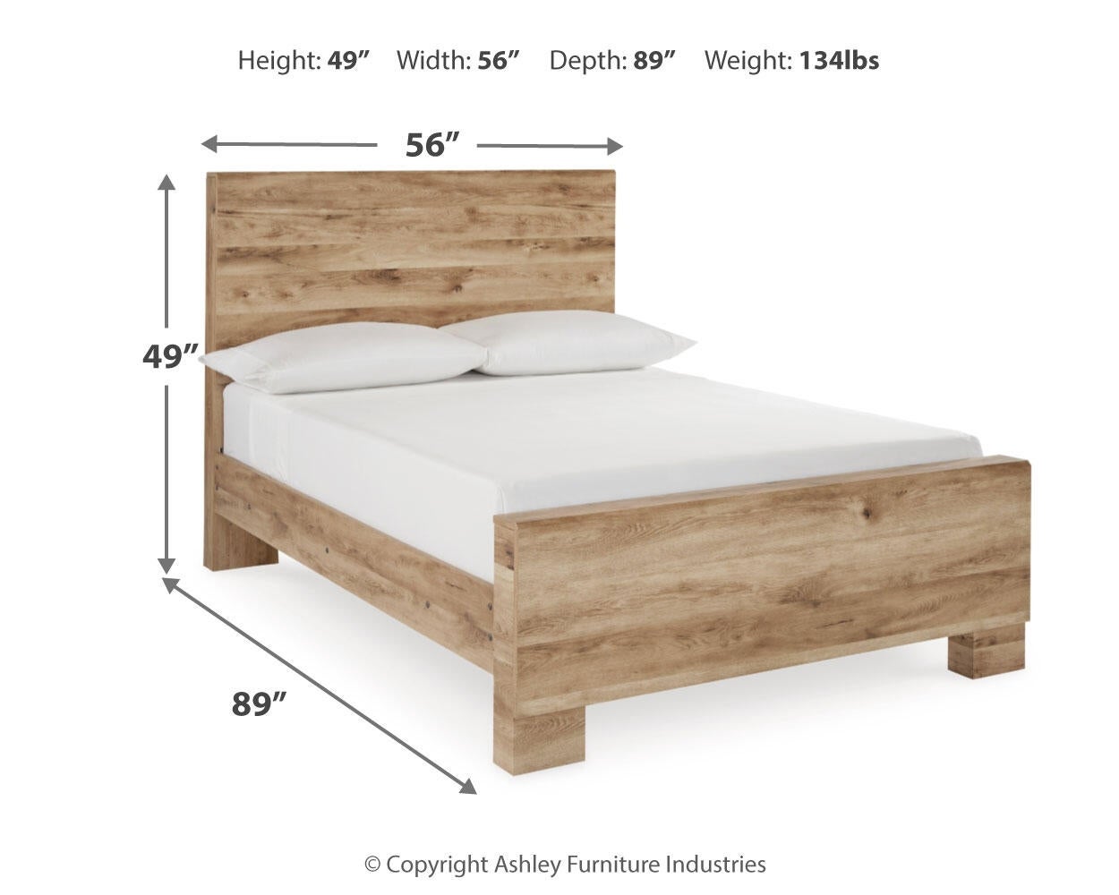 Hyanna  Panel Bed, Dresser And Mirror