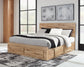 Hyanna  Panel Storage Bed With 2 Under Bed Storage Drawers, Dresser, Mirror, Chest And Nightstand