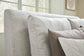 Cabalynn  Upholstered Bed With Mirrored Dresser, Chest And Nightstand