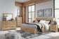 Hyanna  Panel Storage Bed With 2 Under Bed Storage Drawer, Dresser, Mirror And Nightstand