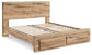 Hyanna  Panel Storage Bed, Dresser, Mirror And Nightstand