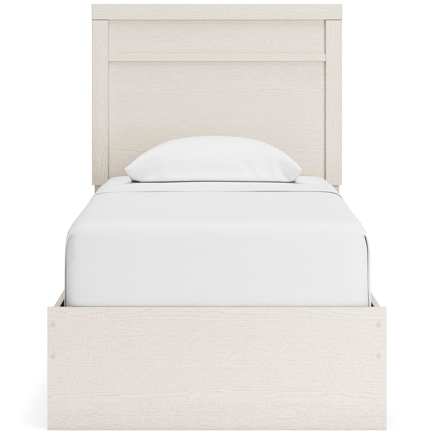 Stelsie  Panel Bed With Mirrored Dresser, Chest And Nightstand
