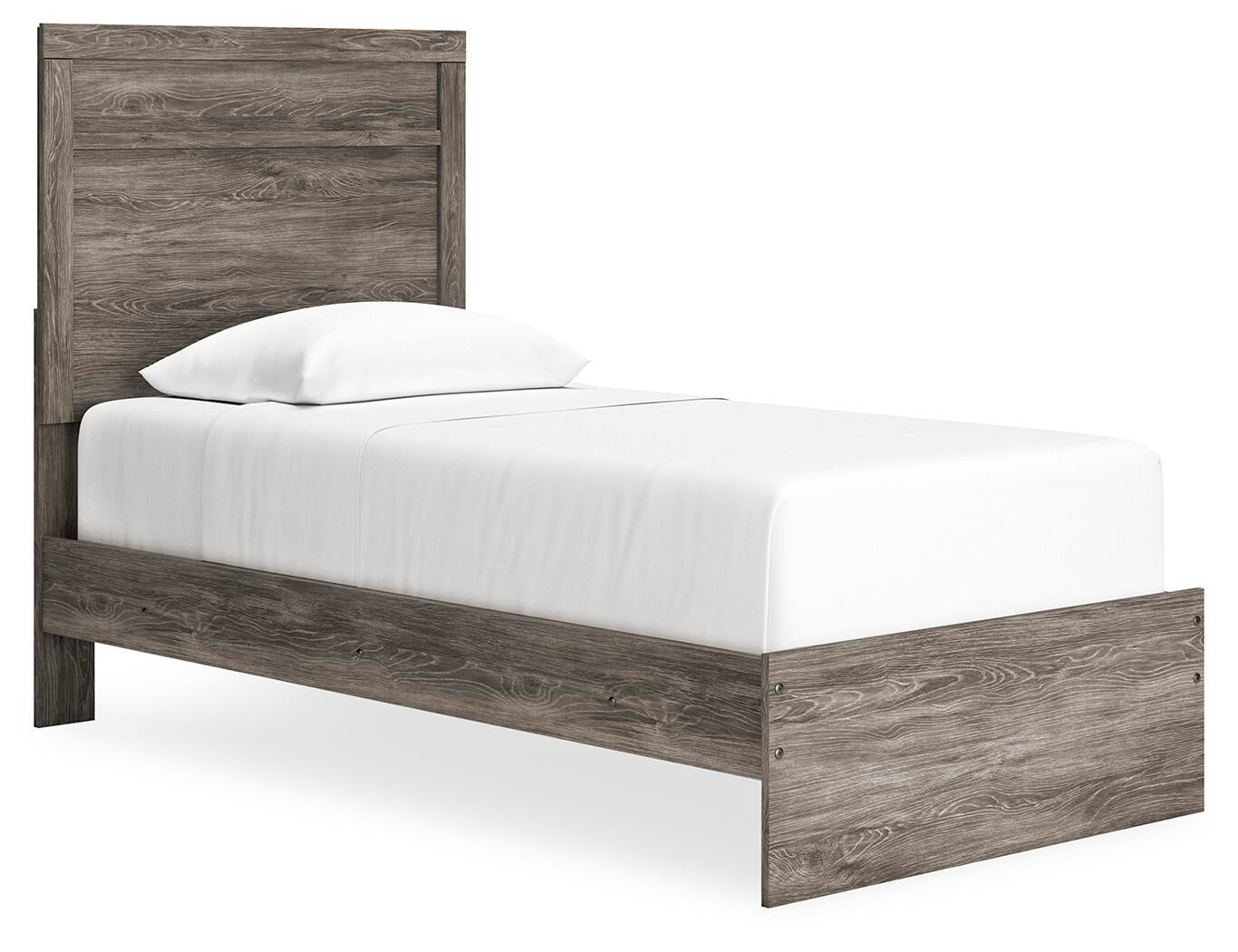 Ralinksi  Panel Bed With Mirrored Dresser And Nightstand