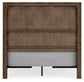 Cabalynn  Panel Bed With Storage With Mirrored Dresser And Nightstand