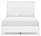 Binterglen  Panel Bed With Mirrored Dresser And Nightstand