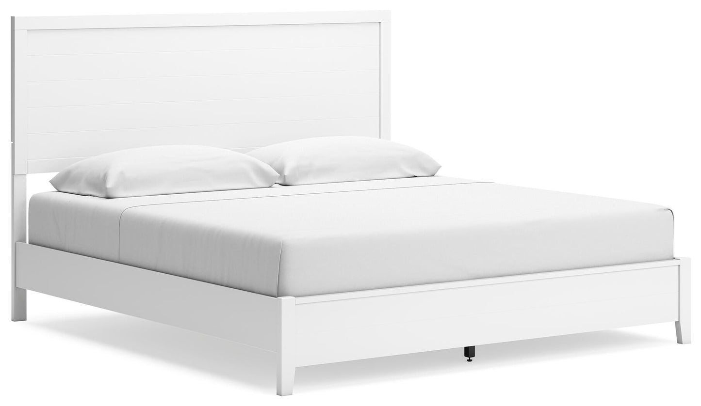 Binterglen  Panel Bed, Dresser, Mirror, Chest And Nightstand