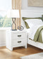 Binterglen California  Panel Bed With Mirrored Dresser And Nightstand