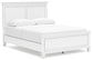 Fortman  Panel Bed With Mirrored Dresser, Chest And Nightstand