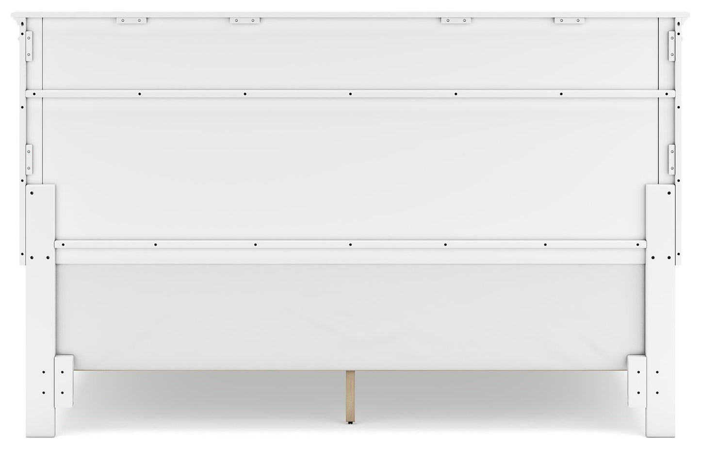 Fortman  Panel Bed With Mirrored Dresser And Nightstand