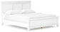 Fortman California  Panel Bed With Mirrored Dresser, Chest And Nightstand