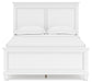 Fortman  Panel Bed With Mirrored Dresser, Chest And Nightstand