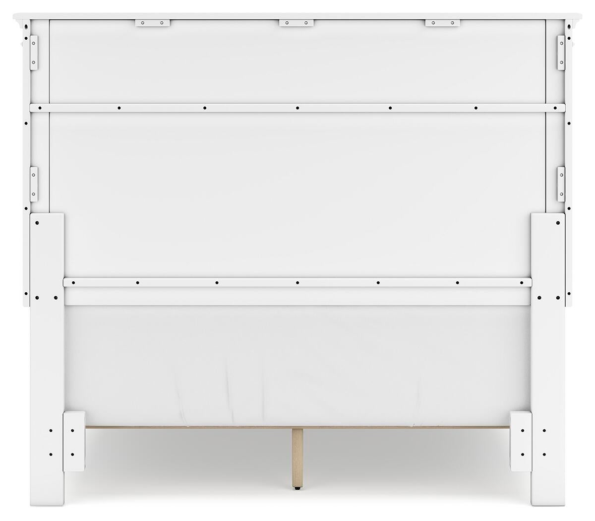 Fortman  Panel Bed With Mirrored Dresser, Chest And Nightstand