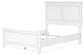 Fortman  Panel Bed With Mirrored Dresser, Chest And Nightstand