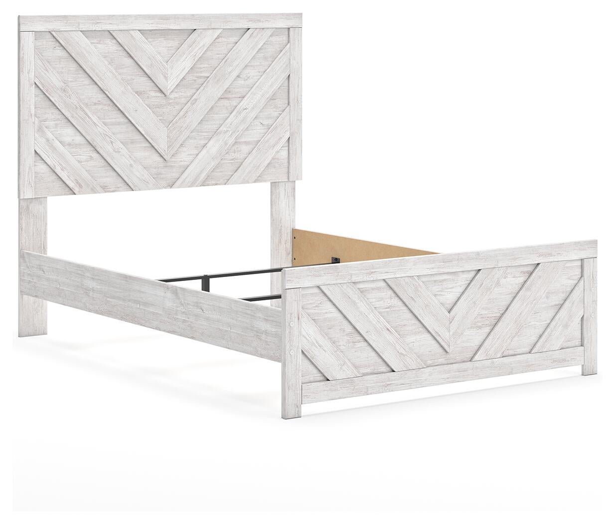 Cayboni  Panel Bed, Dresser, Mirror, Chest And Nightstand