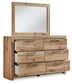 Hyanna  Panel Storage Bed With 1 Under Bed Storage Drawer, Dresser, Mirror, Chest And Nightstand