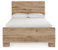 Hyanna  Panel Bed With 1 Side Storage, Dresser, Mirror, Chest And Nightstand