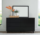 Danziar  Panel Headboard, Dresser, Mirror, Chest And Nightstand