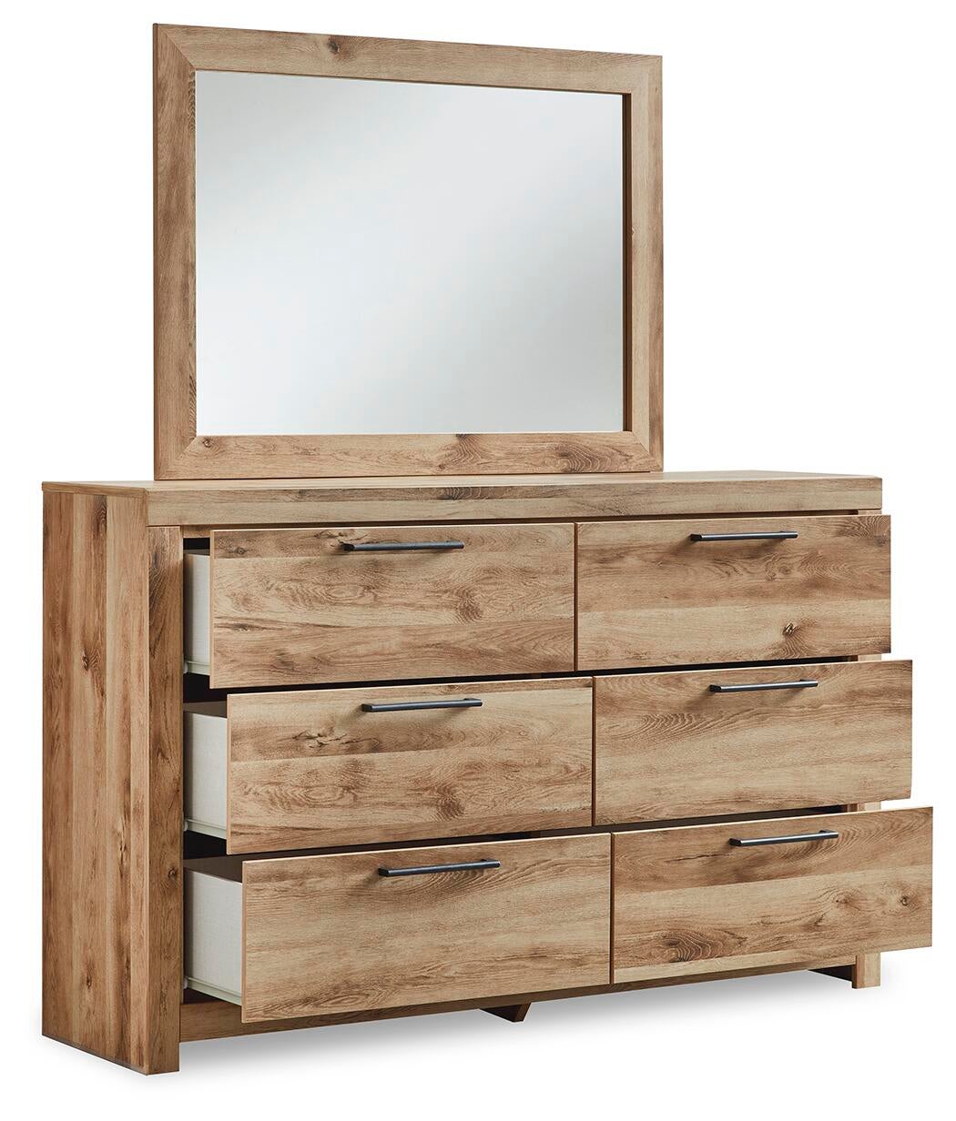 Hyanna  Panel Storage Bed With 2 Under Bed Storage Drawer, Dresser, Mirror, Chest And Nightstand