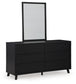 Danziar  Panel Bed, Dresser, Mirror, Chest And Nightstand