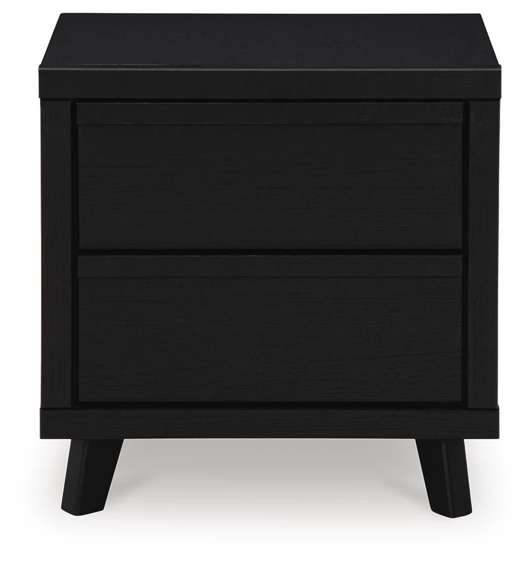 Danziar  Panel Bed, Dresser, Mirror, Chest And Nightstand