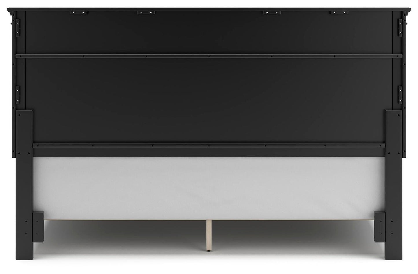 Lanolee  Panel Bed With Mirrored Dresser And Nightstand