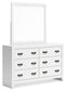 Binterglen  Panel Bed, Dresser, Mirror, Chest And Nightstand