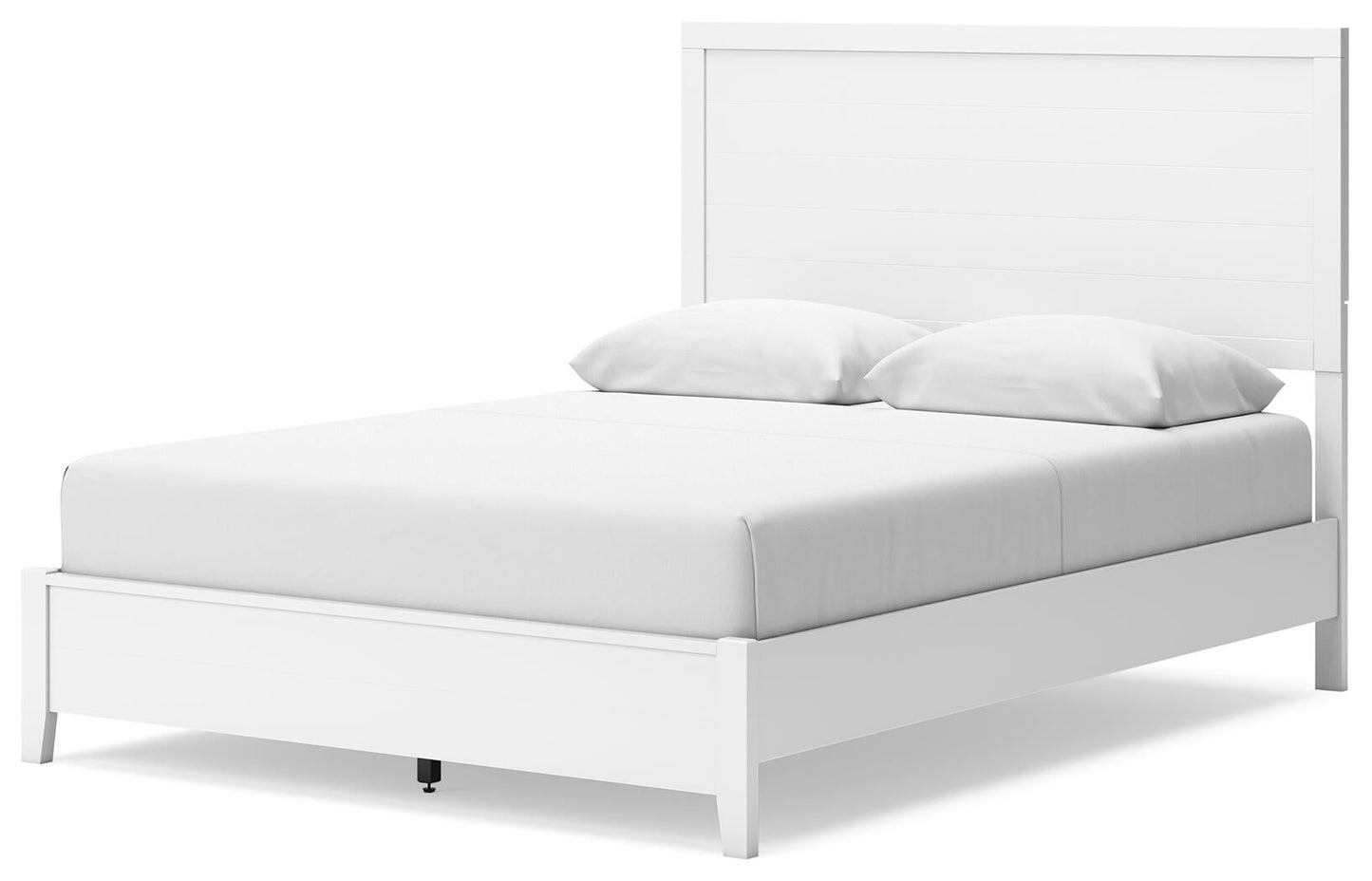 Binterglen  Panel Bed With Mirrored Dresser And Nightstand