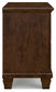 Danabrin  Panel Bed With Mirrored Dresser And Nightstand