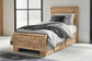 Hyanna  Panel Bed With 1 Side Storage, Dresser, Mirror And Nightstand