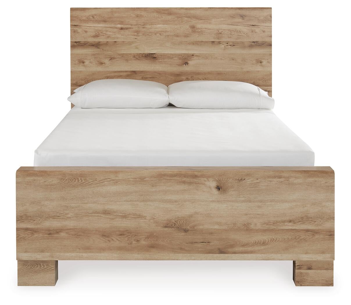 Hyanna  Panel Bed With 1 Side Storage, Dresser, Mirror And Nightstand
