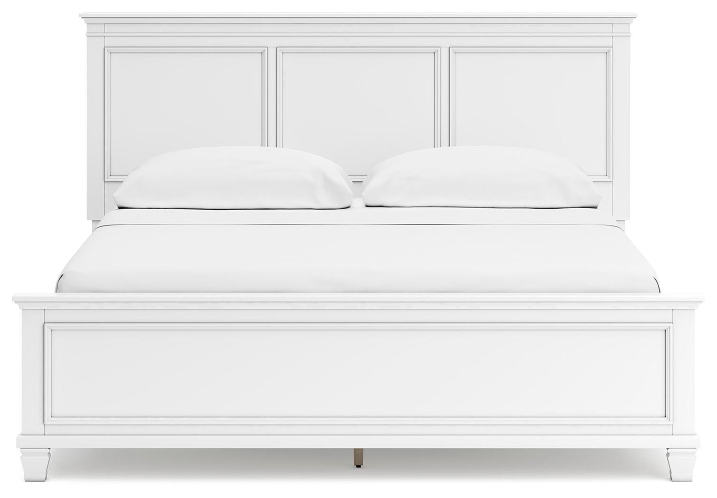 Fortman California  Panel Bed With Mirrored Dresser