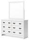 Binterglen  Panel Bed, Dresser, Mirror, Chest And Nightstand