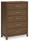 Cabalynn  Panel Bed With Storage With Mirrored Dresser, Chest And Nightstand