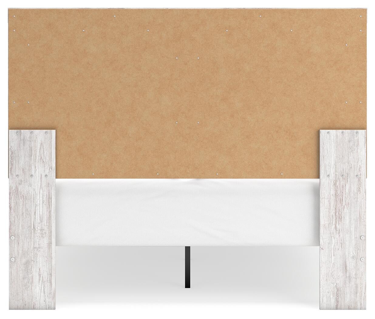 Cayboni  Panel Bed With Mirrored Dresser
