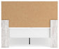 Cayboni  Panel Bed With Mirrored Dresser