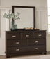 Covetown California  Panel Bed, Dresser, Mirror, Chest And Nightstand