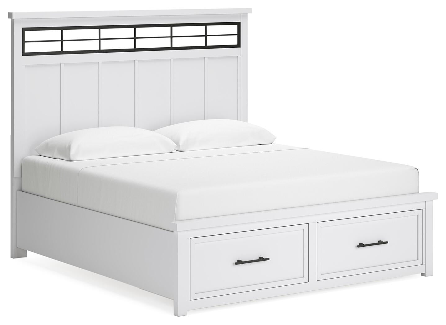 Ashbryn  Panel Storage Bed, Dresser, Mirror, Chest And Nightstand
