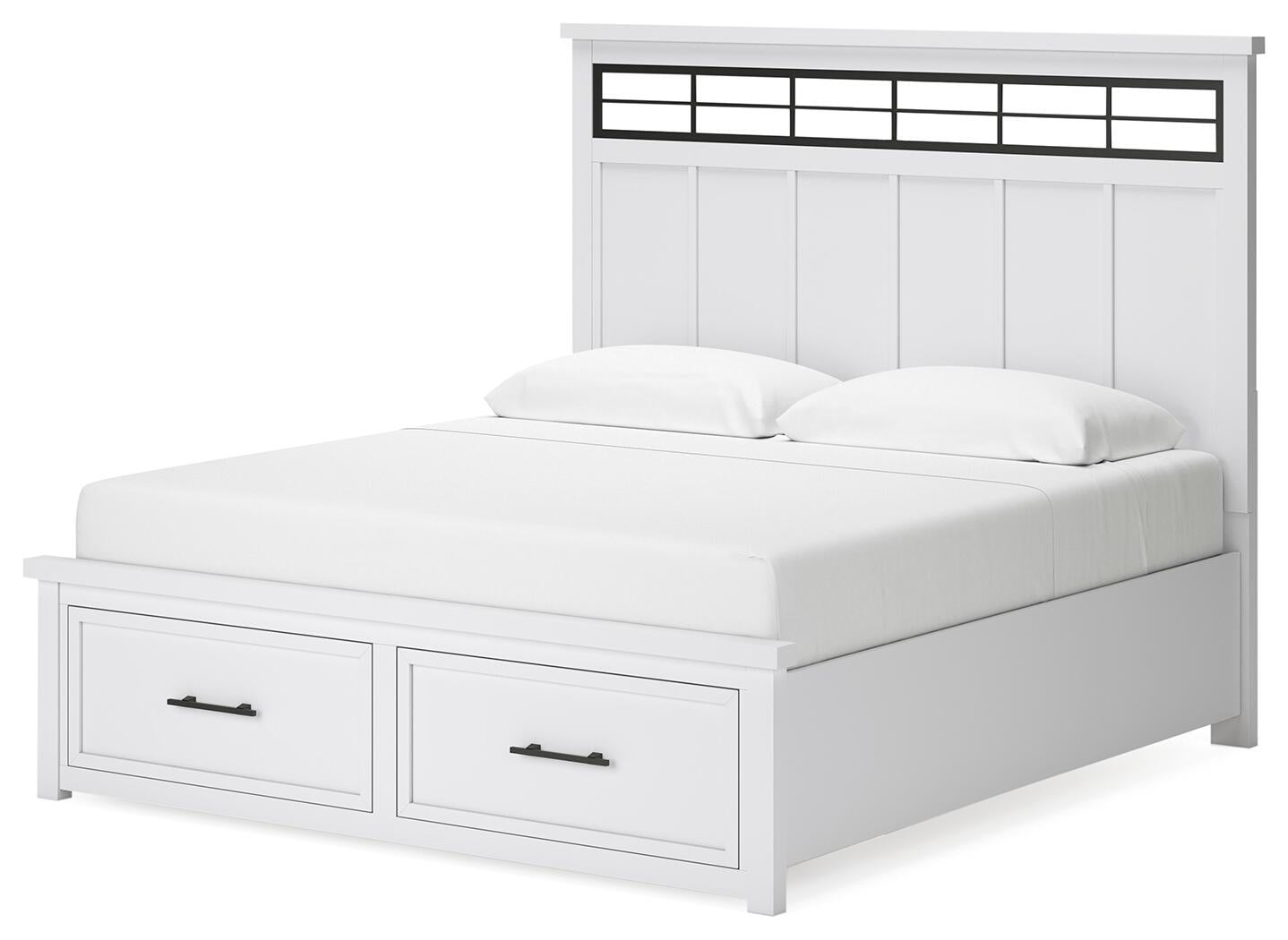 Ashbryn  Panel Storage Bed, Dresser, Mirror, Chest And Nightstand