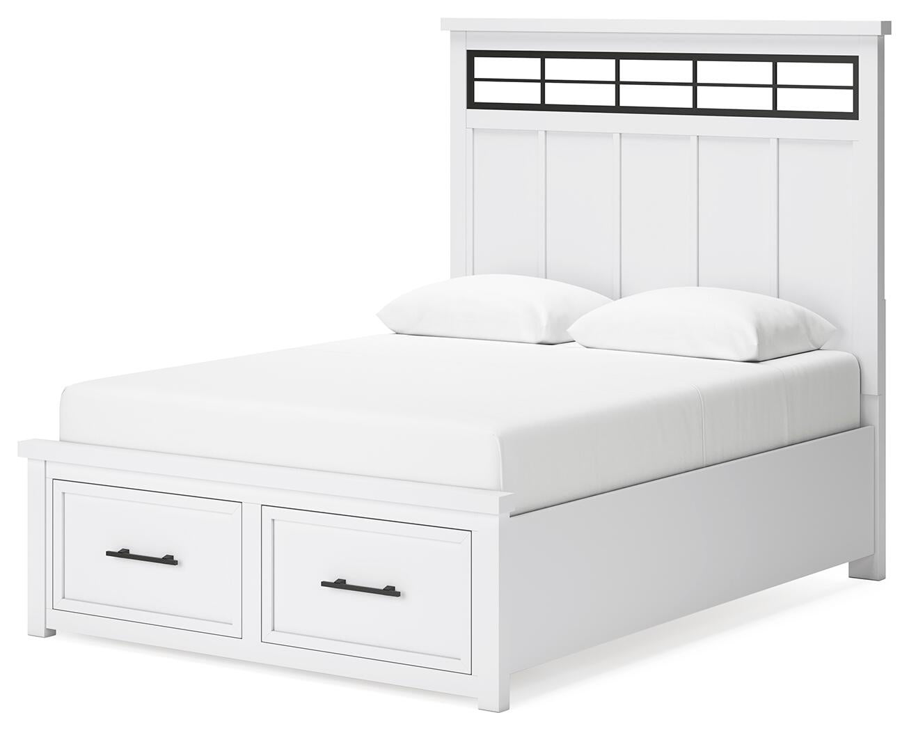 Ashbryn  Panel Storage Bed, Dresser, Mirror, Chest And Nightstand