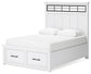 Ashbryn  Panel Storage Bed, Dresser, Mirror, Chest And Nightstand