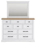 Ashbryn  Panel Storage Bed, Dresser And Mirror