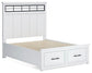 Ashbryn  Panel Storage Bed, Dresser And Mirror