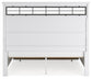 Ashbryn  Panel Storage Bed, Dresser, Mirror And Nightstand